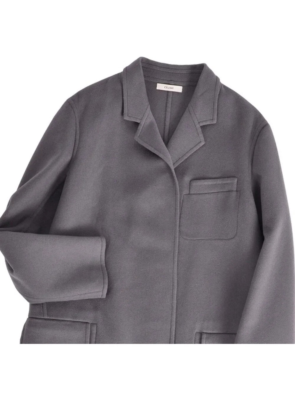 Celine Coat Phoebe Philo Era Long Buttonless